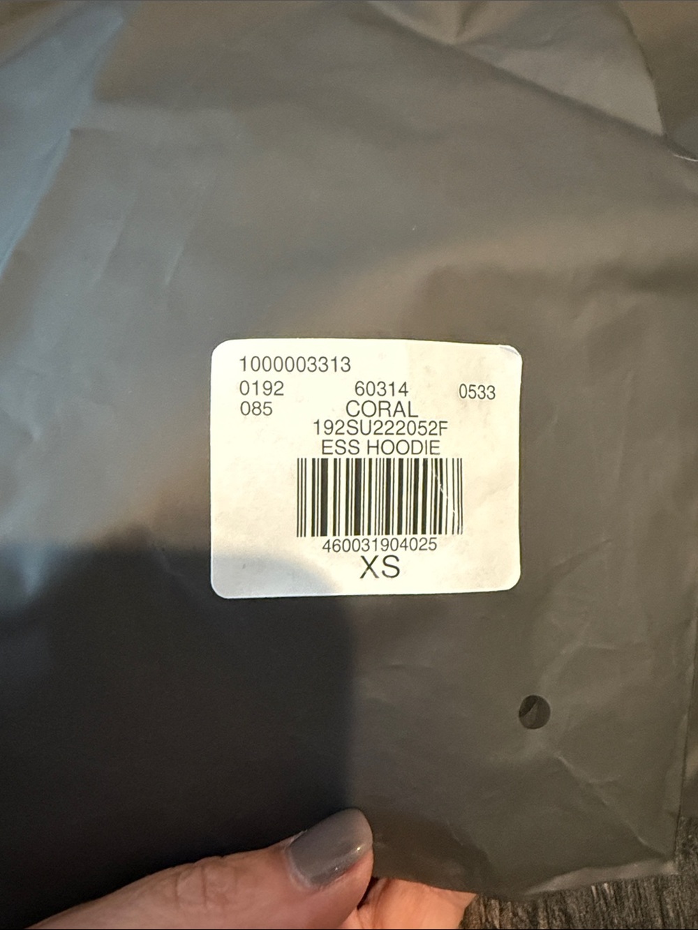 Essentials fear of God coral Hoodie & Shorts Set. Xs. New! - Picture 8 of 9
